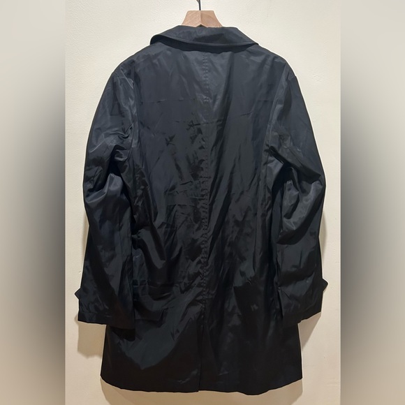 Lauren Ralph Lauren Black Packable Long Raincoat Trench Coat - Womens Size Small - Picture 2 of 8